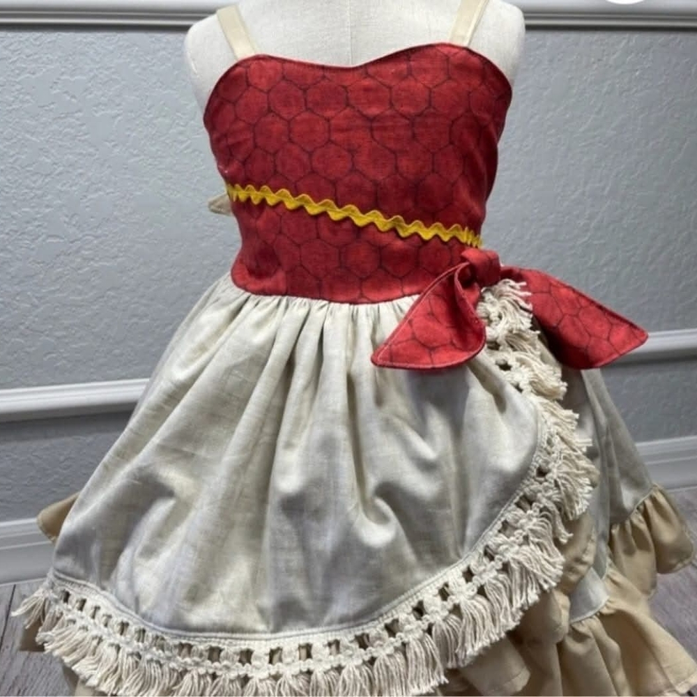 Moana Inspired Handmade Toddler Dress